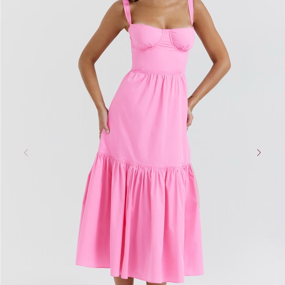 House of CB ELIA
French Pink Midi Sundress M plus cup